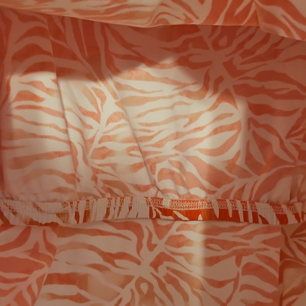Tommy Bahama Island Zone Coral and White Printed Athletic Tank Top - Picture 14 of 14